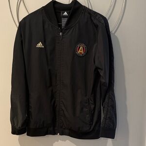 Adidas Atlanta United Youth Black Bomber Jacket